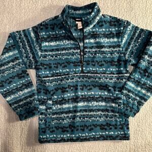 Colorful Planet 1/4 Zip Long Sleeve Pullover Fleece Shirt - Boys Size XL